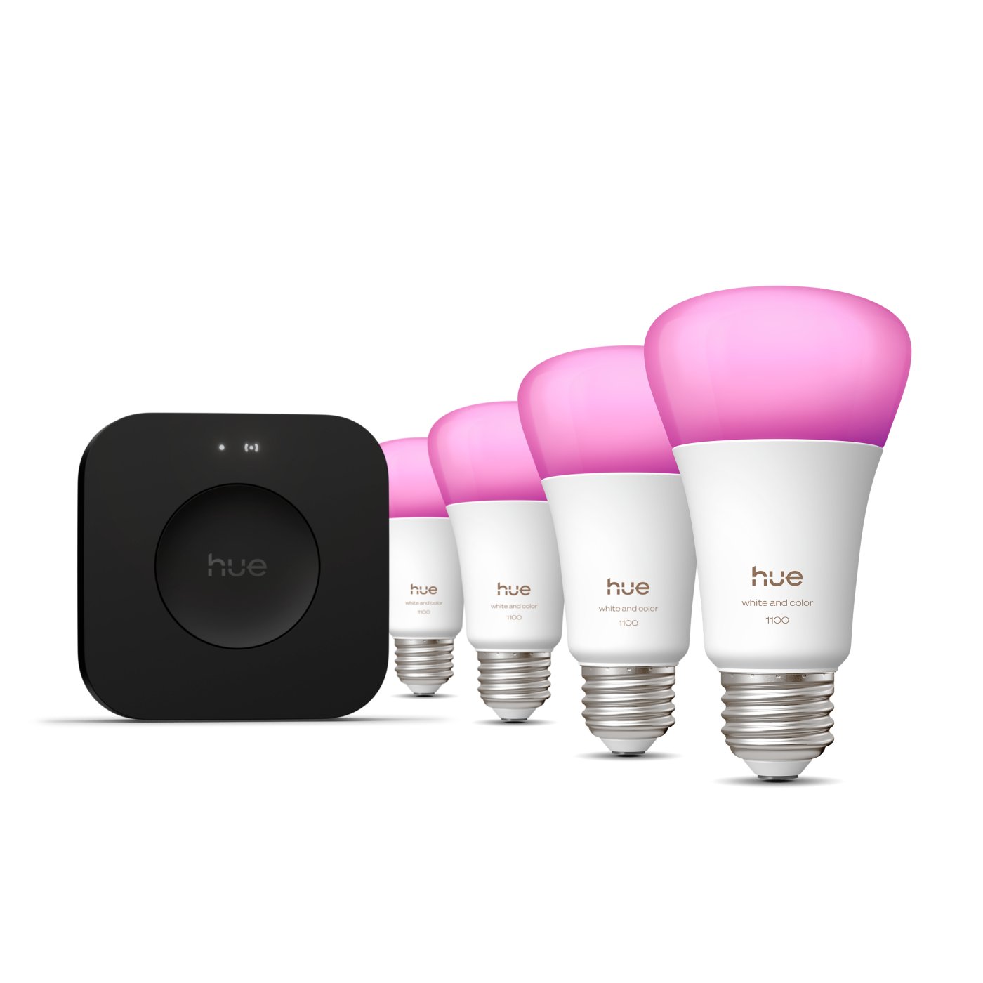 Philips Hue 4-bulb E26 Starter Kit + Bridge Pro